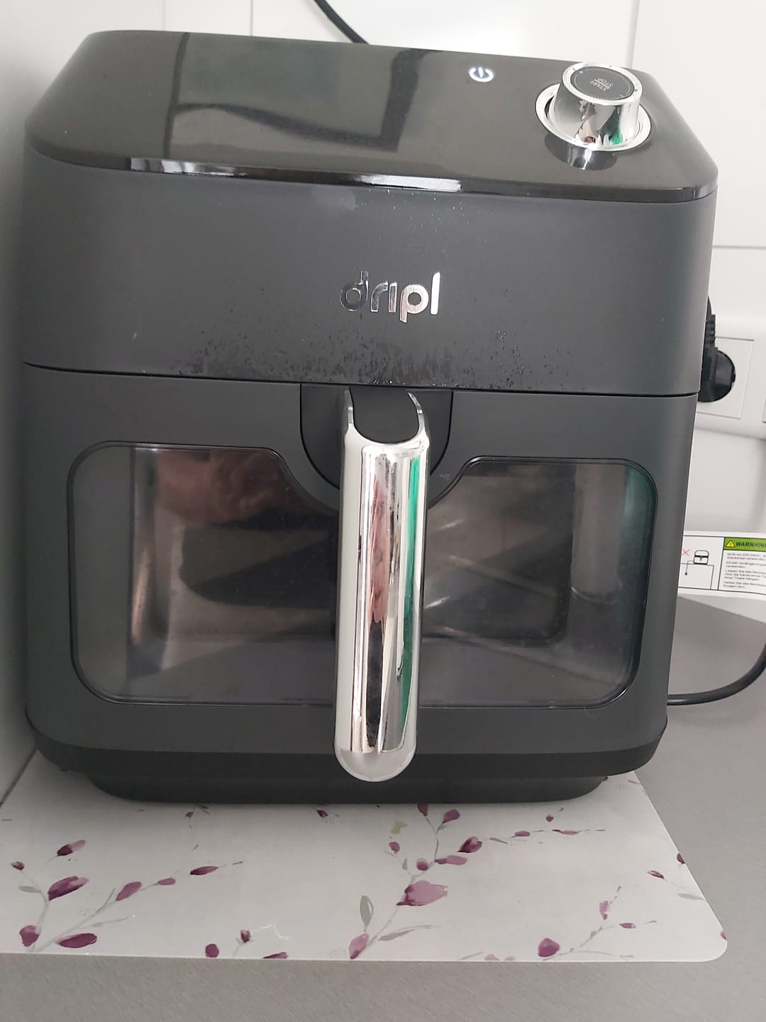 Customer photo review of Dripl Heißluftfritteuse 5,7L mit LCD Touchscreen
