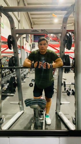 Customer photo review of Training Sport Tee - Army Green