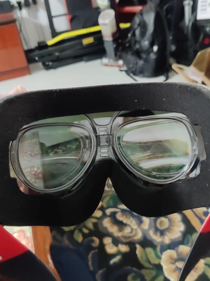 Customer photo review of Adjustable Prescription Goggle Inserts