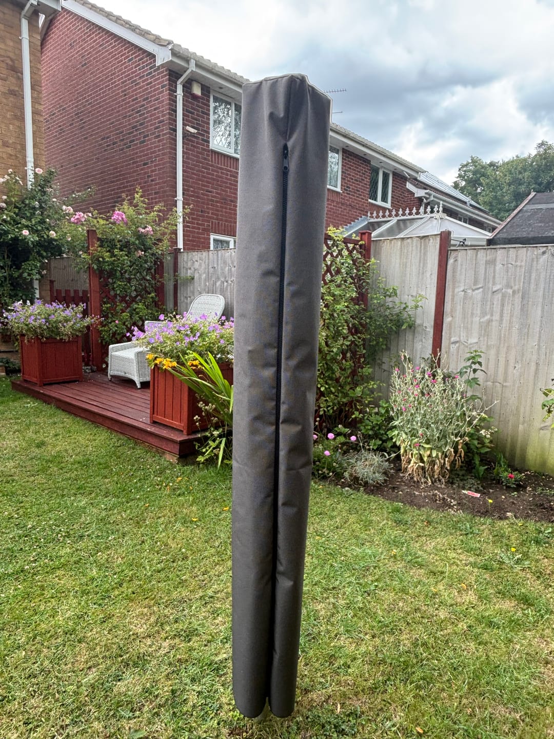 Customer photo review of Melange Water Repellent PU Coated Fabric