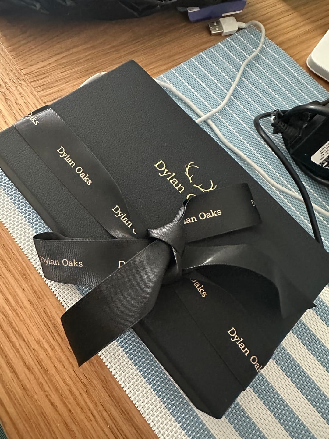 Customer photo review of 3cm Letter Bar Necklace in Rose Gold horizontal