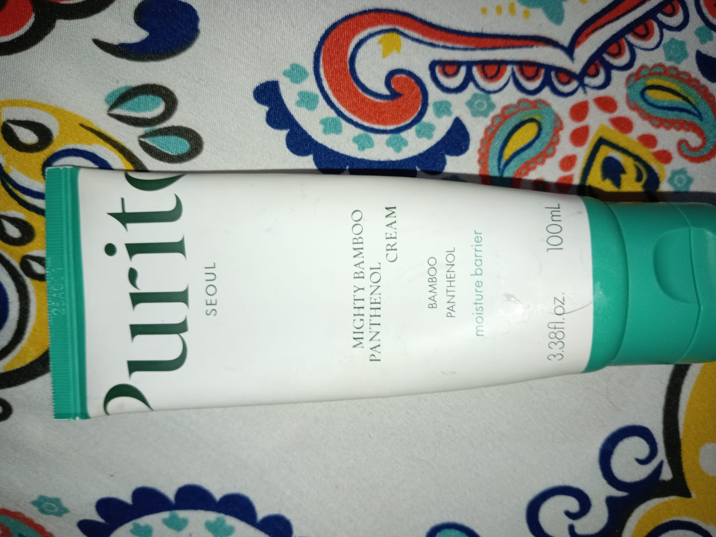 Customer photo review of Mighty Bamboo Panthenol Cream