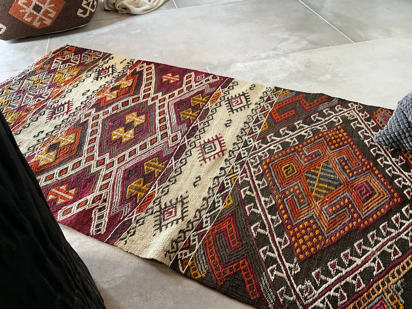 Customer photo review of - (2'4'' x 4'7'') Vintage Ethnic Kilim Rug
