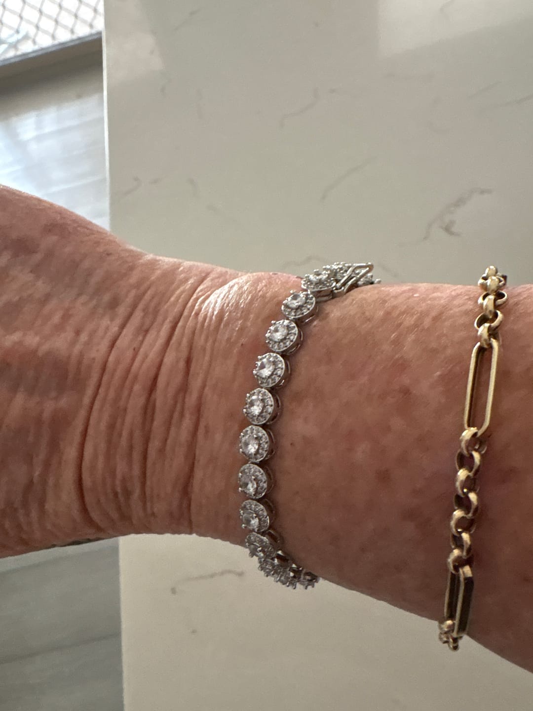 Customer photo review of ANGELINA BRACELET - SILVER (Final Sale)