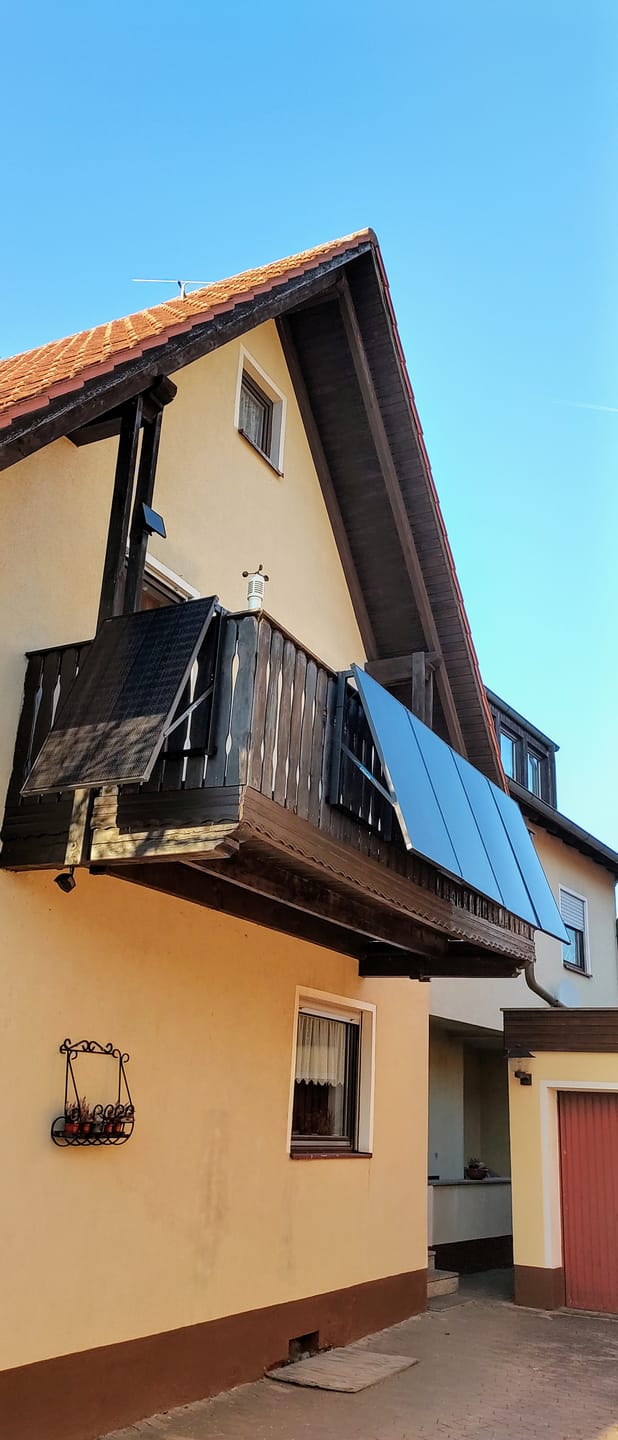 Customer photo review of Solarmodul 200W Komplett Schwarz