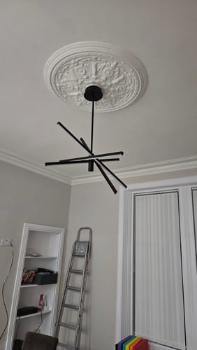 Customer photo review of 4-Light LED Sputnik Chandelier