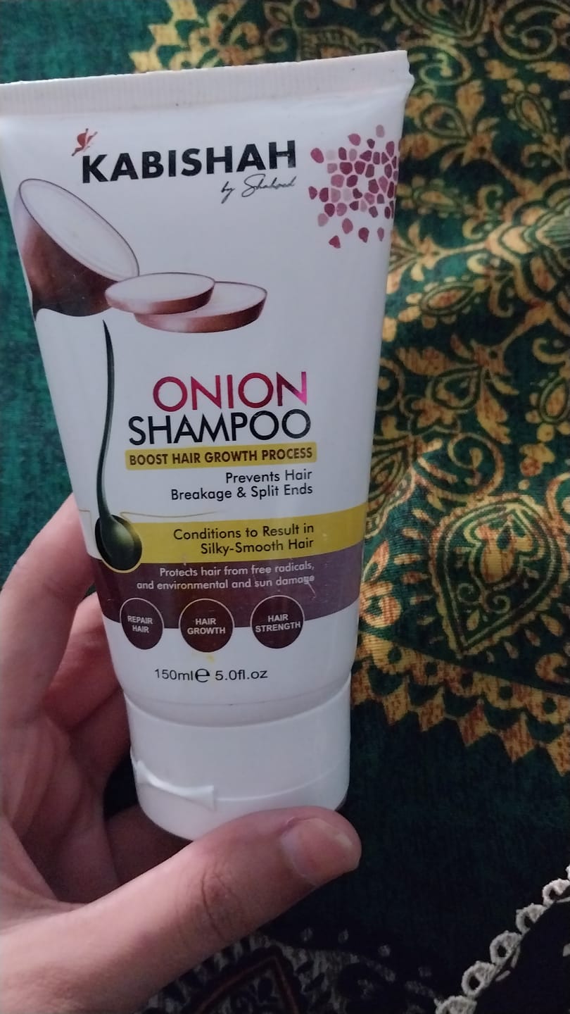 Customer photo review of Onion Hair Care Bundle
