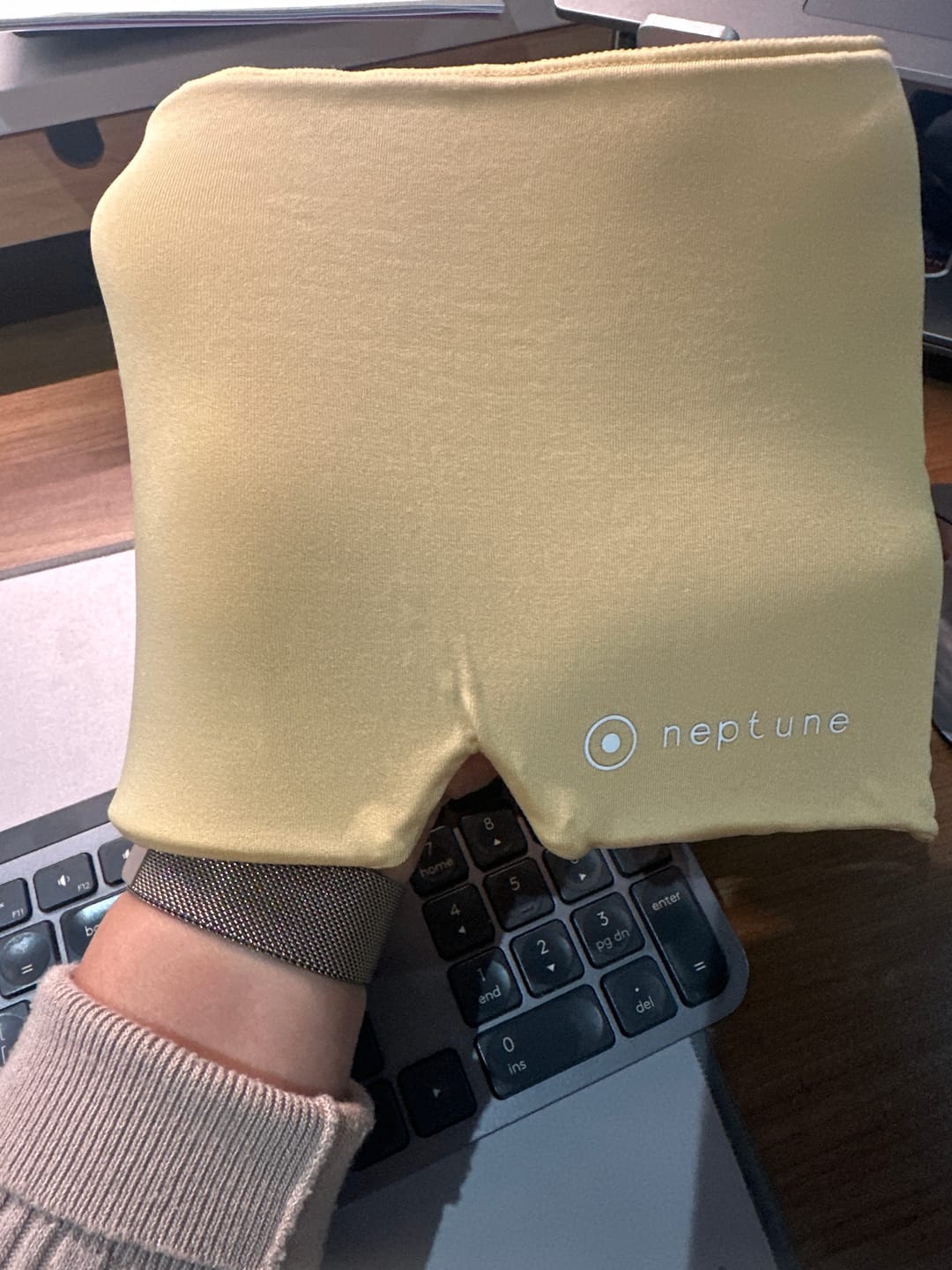 Customer photo review of Headache & Migraine Full Head Mask