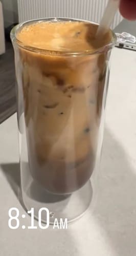 Rio D. review of FLUR Iced Coffee Glasses image 1 out of 1