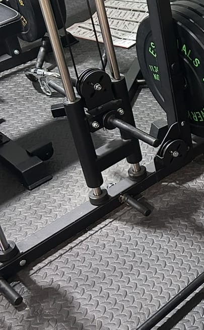 Customer photo review of RitFit Rack Attachment Aluminum Pulley Set