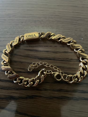 Customer photo review of Familieschakel Armband Voor Oma