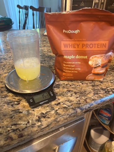 Customer photo review of Gourmet Whey Protein Powders