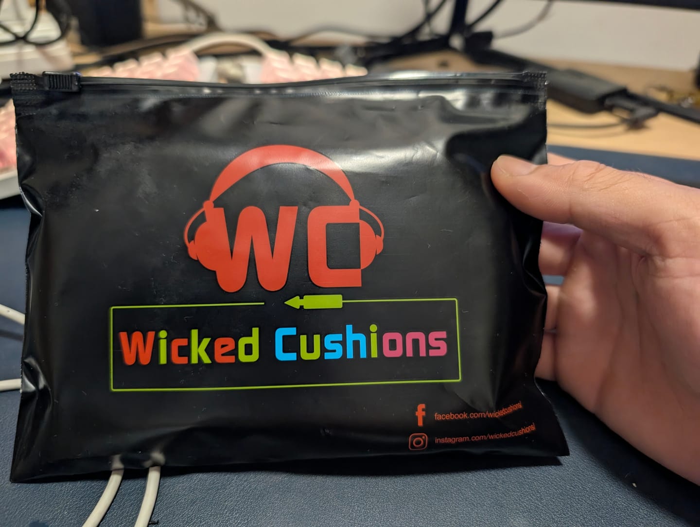 Customer photo review of Replacement Ear Pads For Sony WH1000XM4 Over-Ear Headphones