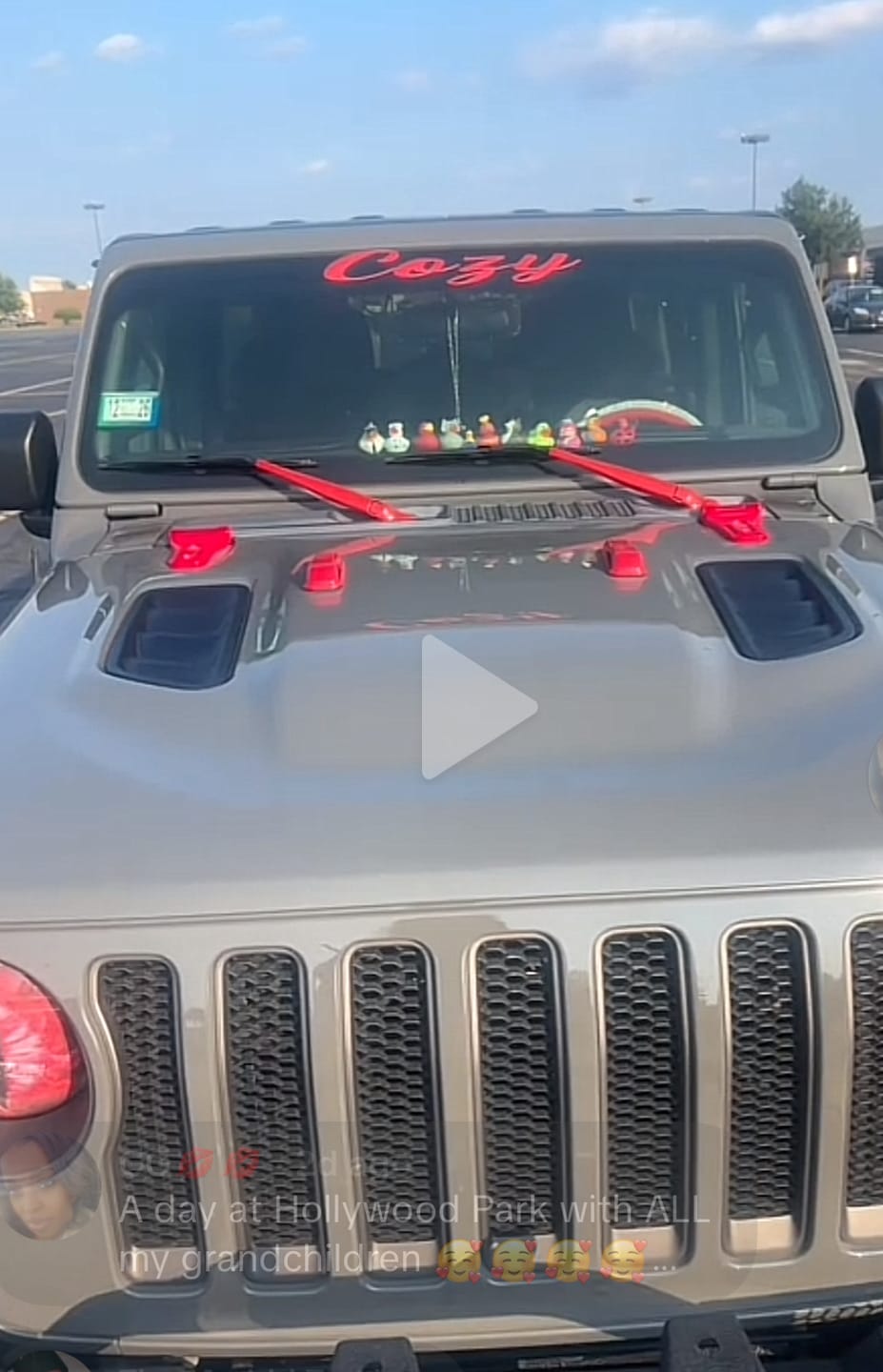 Customer photo review of Windshield Lettering