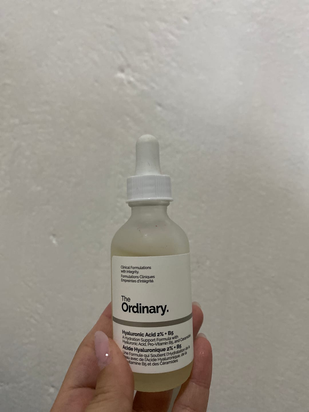 Customer photo review of Hyaluronic Acid 2% + B5 Hydrating Serum