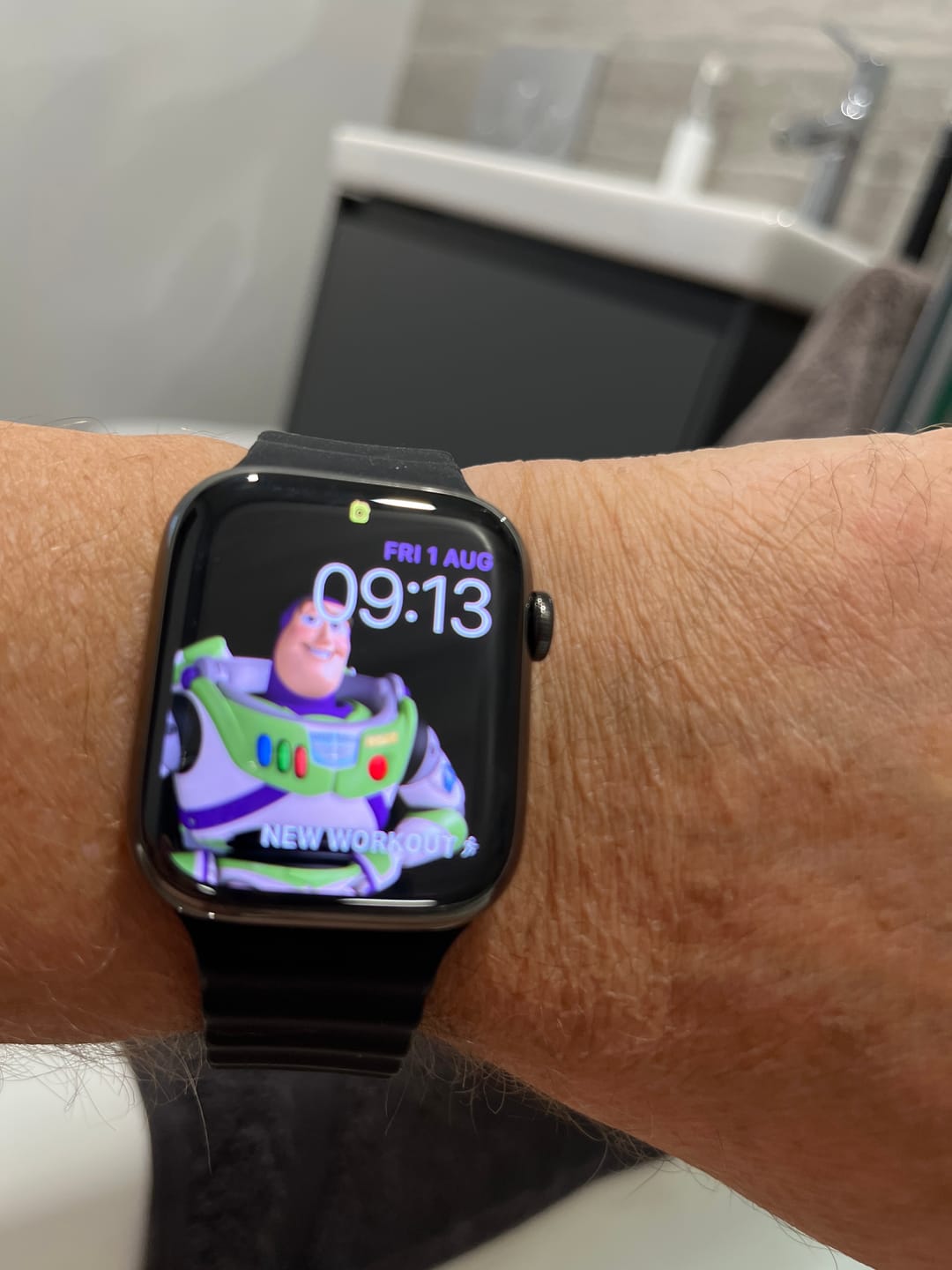 Customer photo review of Ocean Silicone Tubular Strap For Apple Watch Ultra