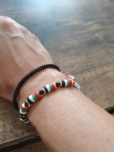 Customer photo review of Palestine Freedom Bracelet