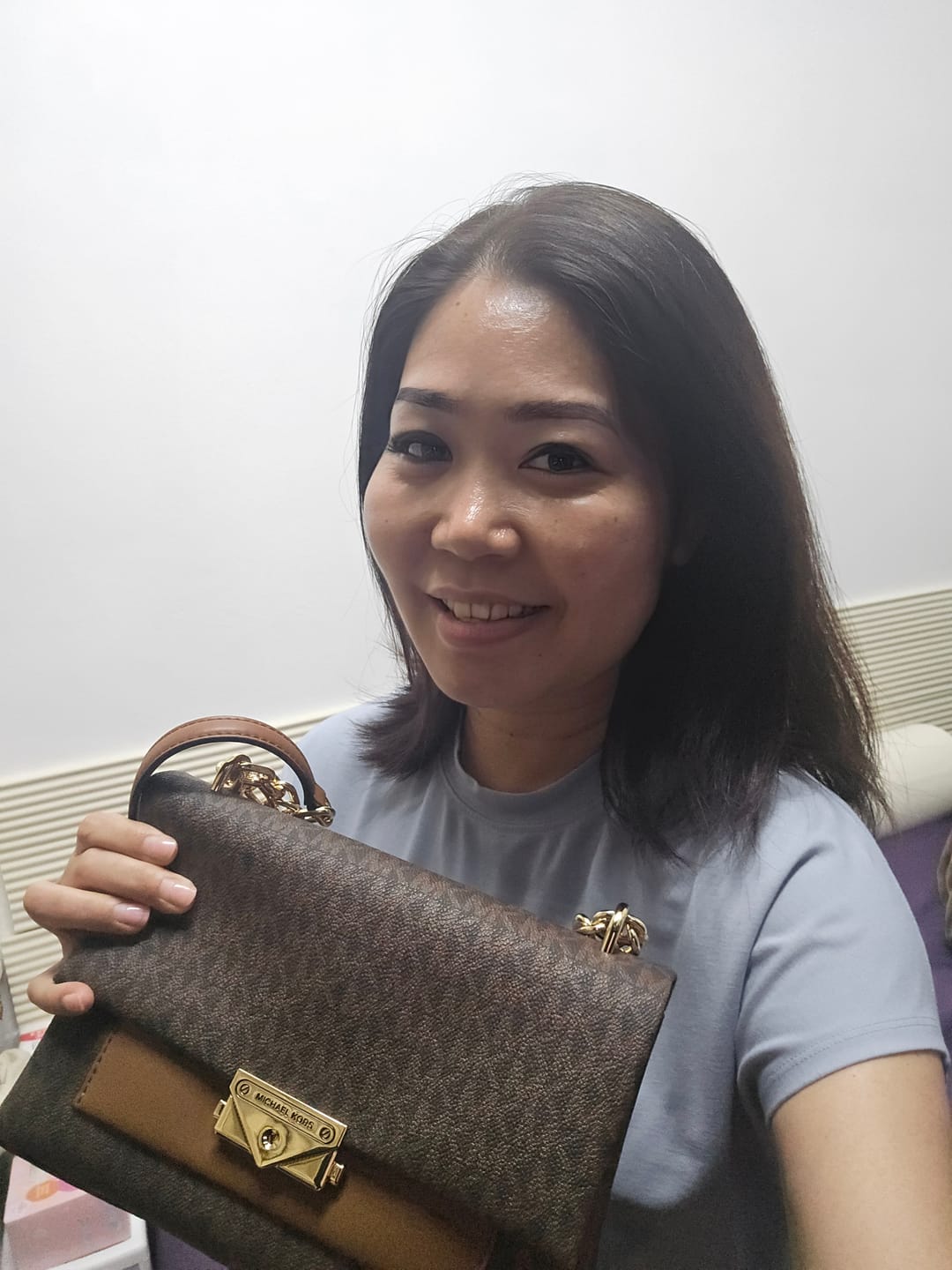Customer photo review of RM500 SAS Payday Special (PRE-ORDER) Michael Kors Cece Medium Shoulder Bag In Monogram Brown