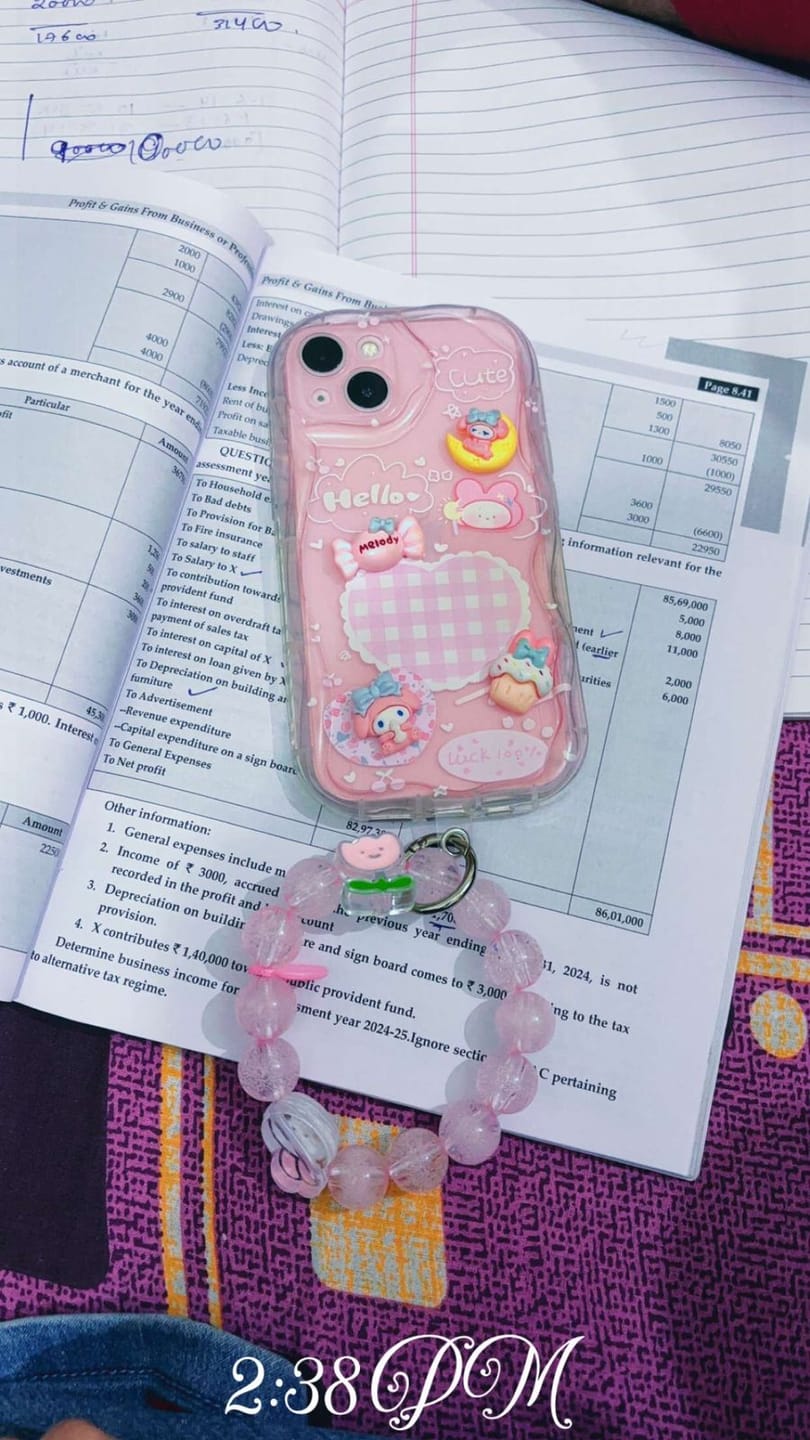 Customer photo review of 3D Cute Pink Case Wave Cartoon Melody Lanyard iPhone Soft Case