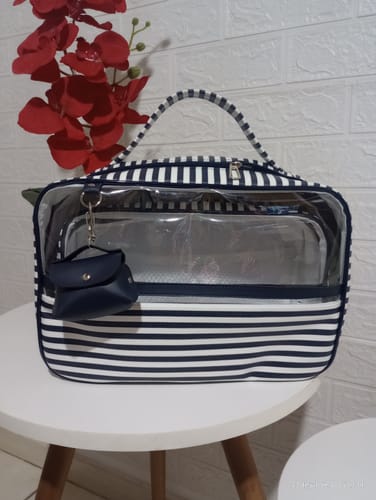 Customer photo review of RUSTIC LISTRADO 0,8-COR: MARINHO/BRANCO