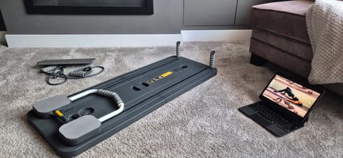 Customer photo review of Reformly Pilates Board + 60-Day Transformation Program
