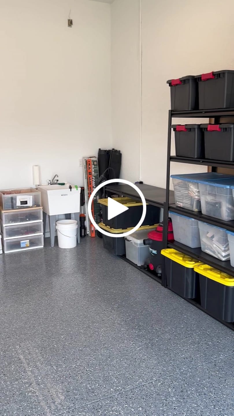 Customer video review of REIBII 60"W x 72"H Industrial Garage Shelving, 3000LBS Heavy Duty Storage Shelves, Adjustable Metal Shelving for Basement Warehouse