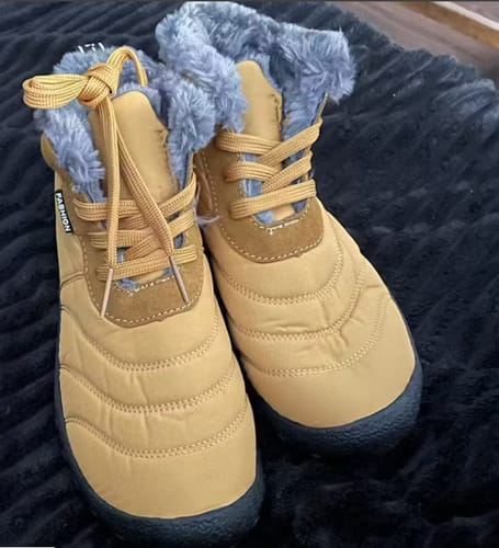 Customer photo review of Fortifié II – Bottines d'Hiver Ultra-Chaudes Pieds Nus