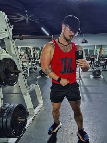 Customer photo review of Boot Worship Tank Top - LeatherDaddy