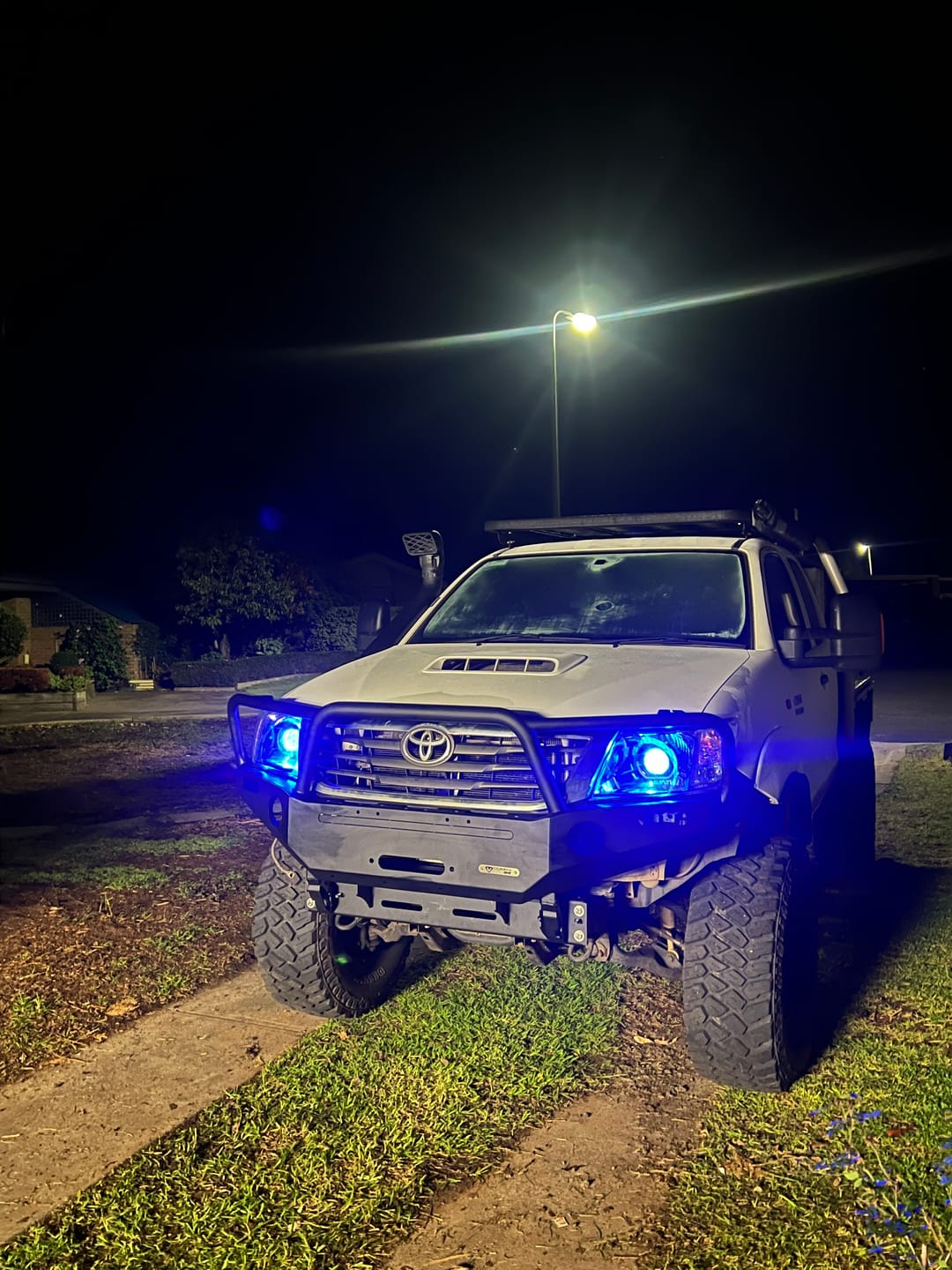 Customer photo review of Bi-LED 'Angry Eye' Headlight Retrofit DIY Kit