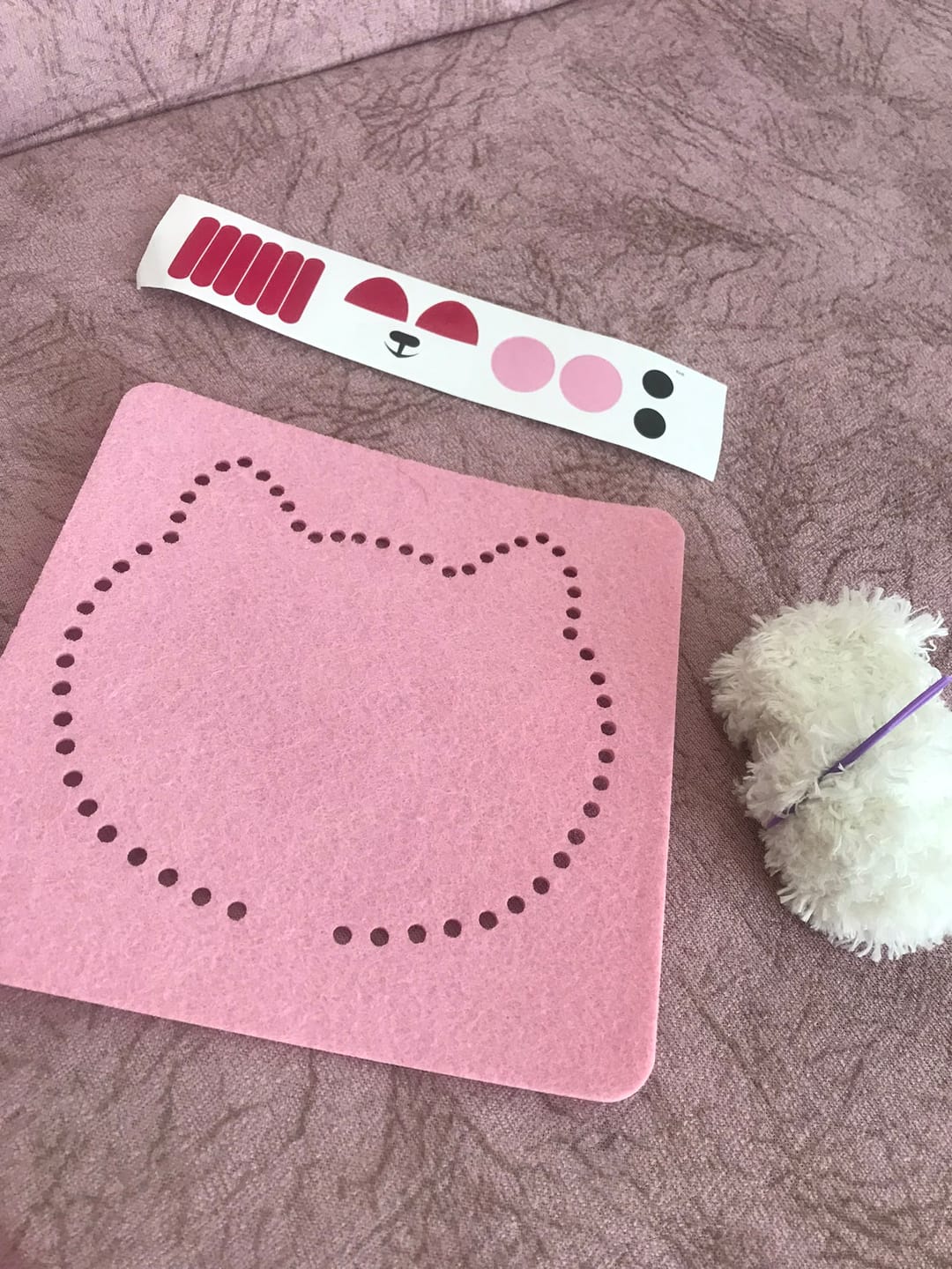 Customer photo review of 6'Lı Punch Needle Nakış Kiti