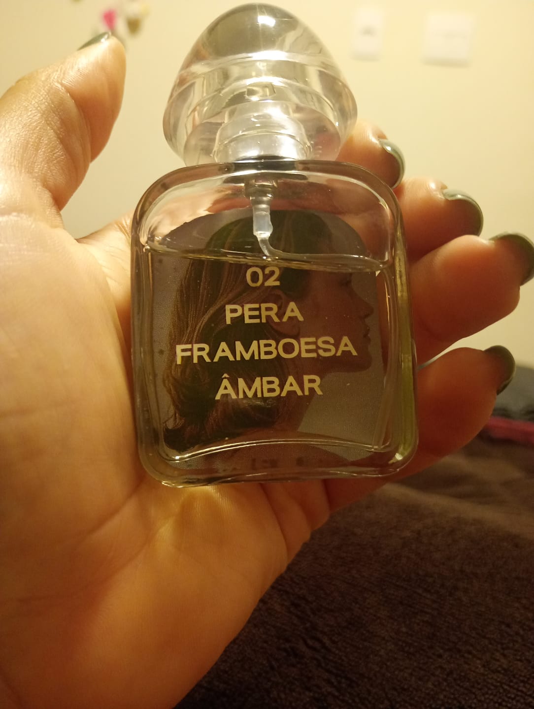 Customer photo review of Perfume Cabelo e Corpo #02