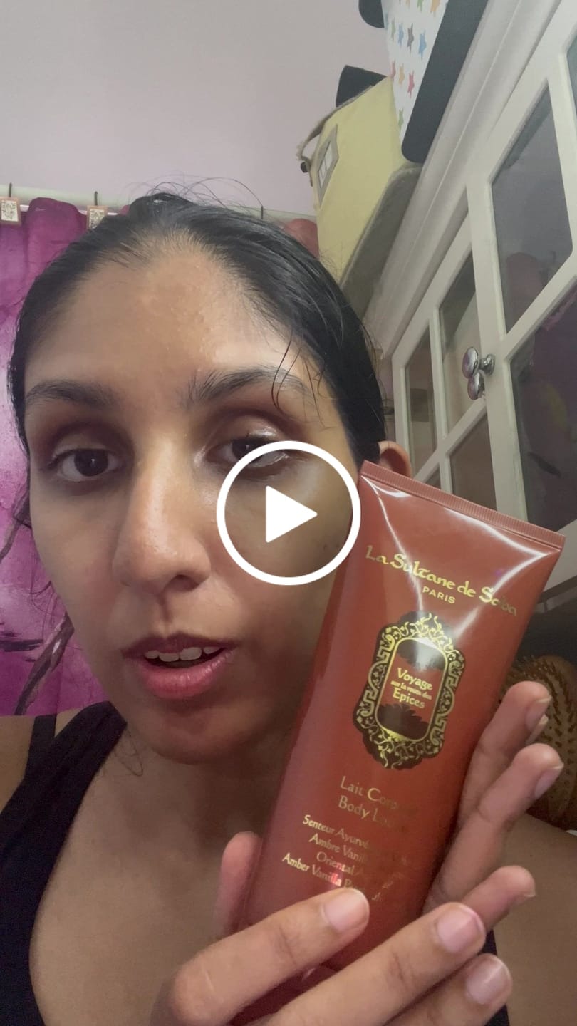 Customer video review of Body Lotion - Ayurvedic Treatment - Amber Vanilla Patchouli Journey To The Spices Route