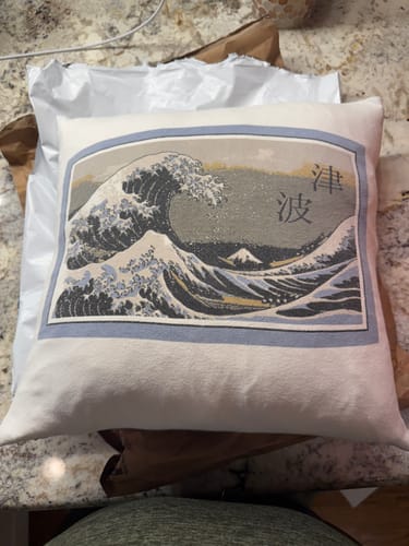 Customer photo review of T-shirt Pillows