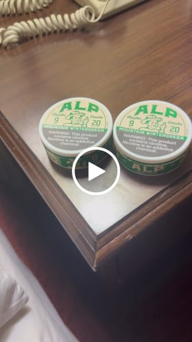 Customer video review of Mountain Wintergreen Nicotine Pouches