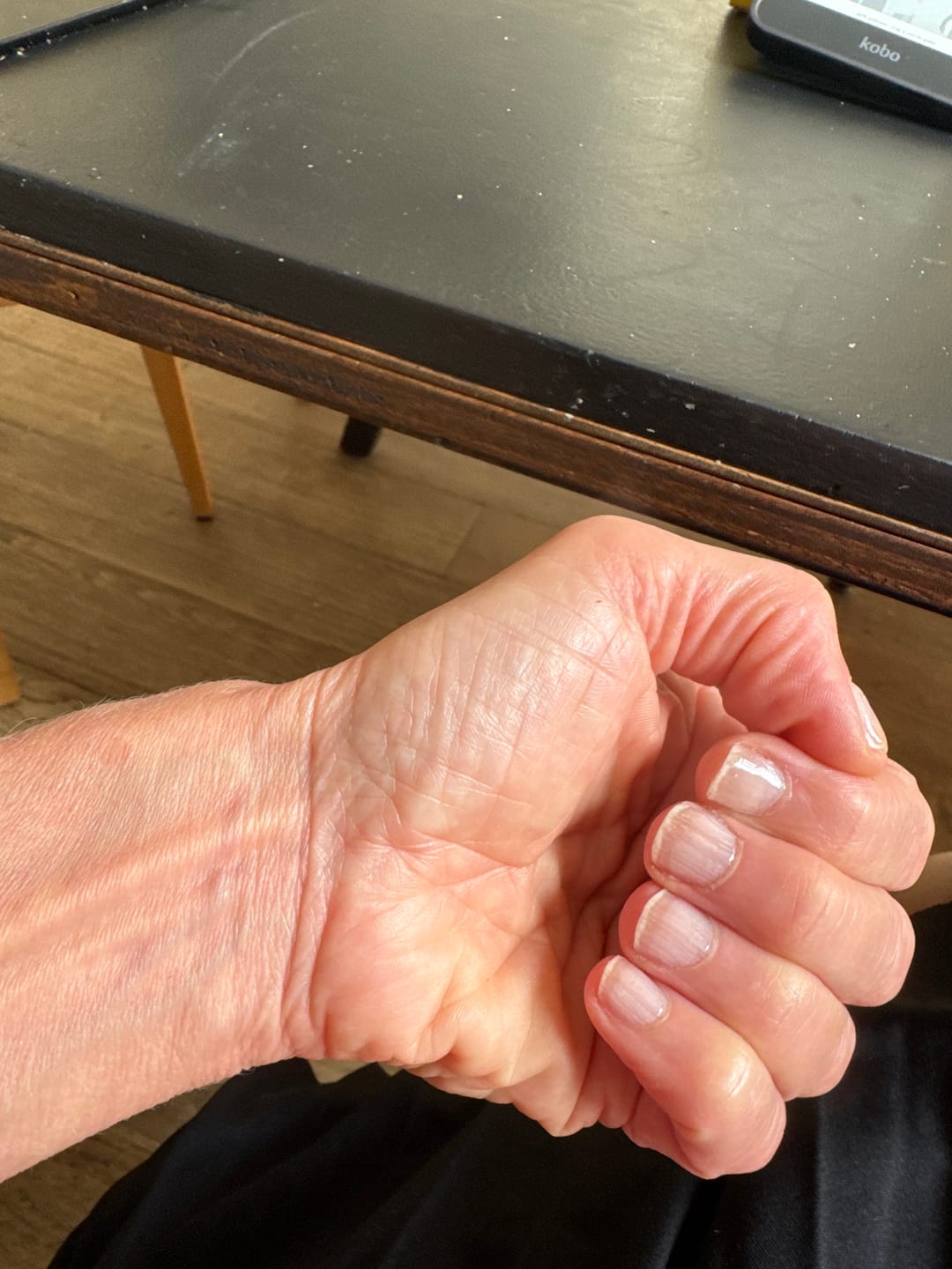 Customer photo review of Crystal Clear Dipping Powder