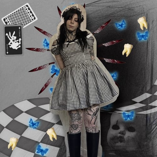 Customer photo review of PRE-ORDER - Bardot Beauty Swing Dress in Black Gingham MINI - Vixen by Micheline Pitt