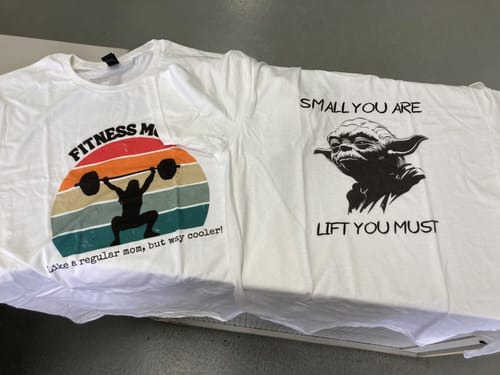 Customer photo review of YODA T-SHIRT