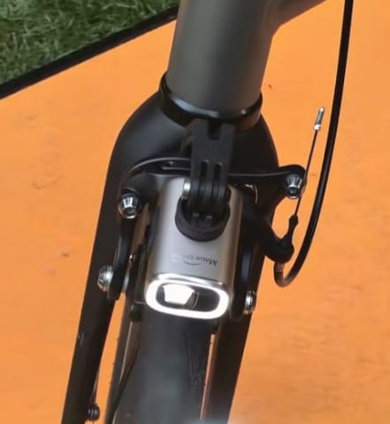 Customer photo review of VTG 1000 BROMPTON FOLDING BIKE LIGHT