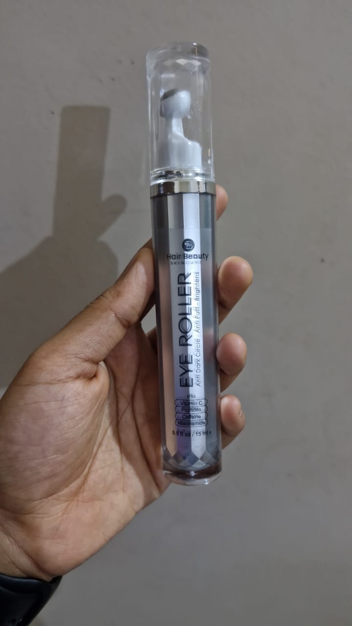 Customer photo review of Eye Roller | Eliminates Dark Circles & Puffy Eyes