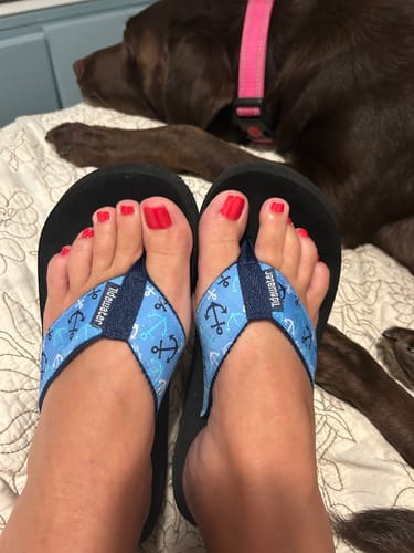 Customer photo review of Anchor Toss Blue