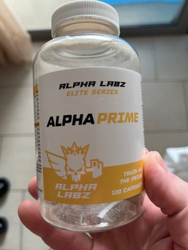 Customer photo review of Alpha Labz - Alpha Prime