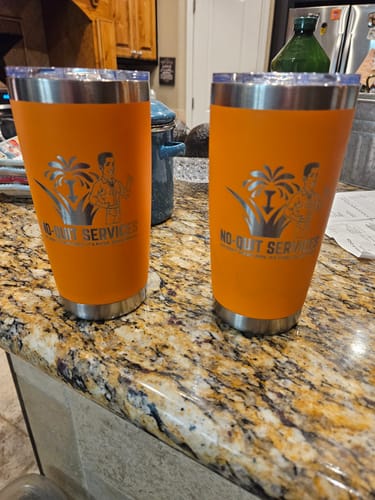 Customer photo review of (6 Pieces) Custom Laser Engraved - 20oz Tumblers