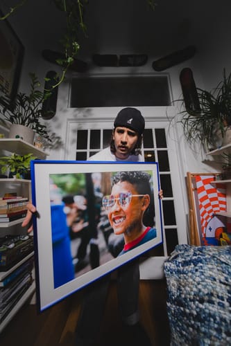 Customer photo review of Galactic Blue Frame – Finish 232