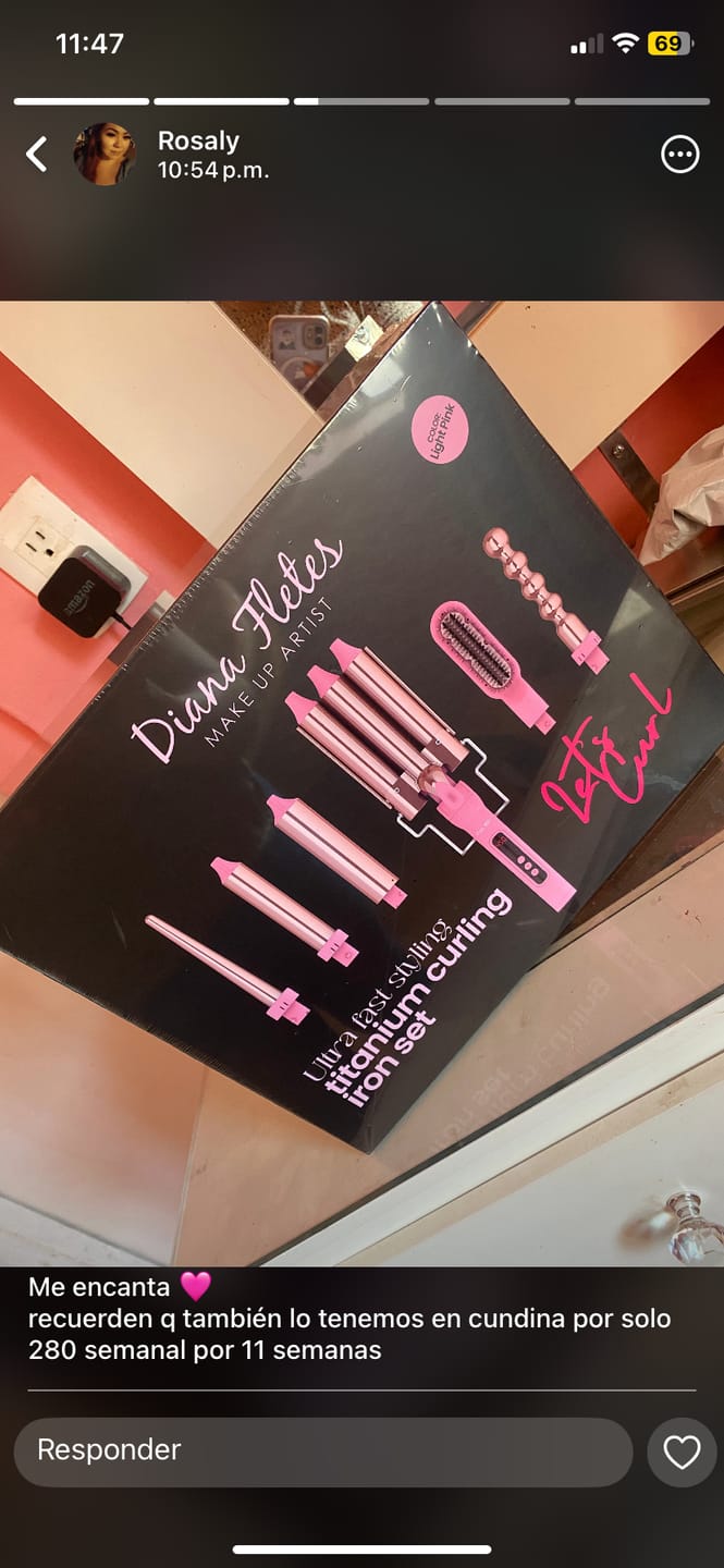 Customer photo review of Ferro 6 en 1 Diana Fletes light pink Titanium Galvanizado