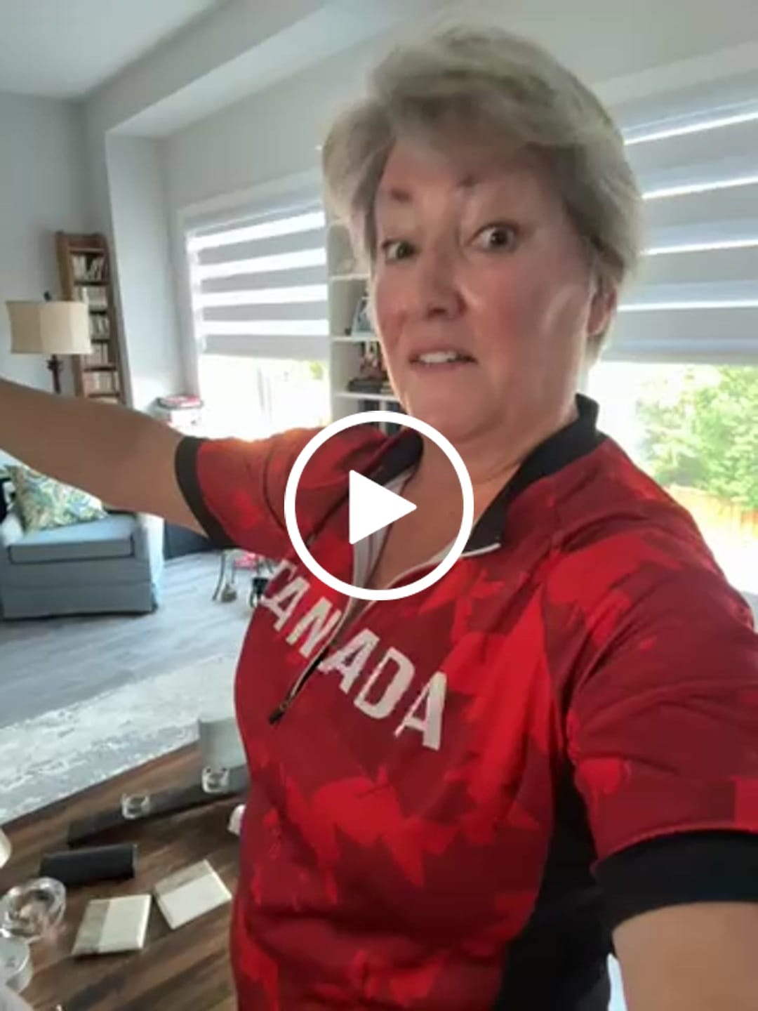 Customer video review of Canada Maple Leaf Cycling Jersey