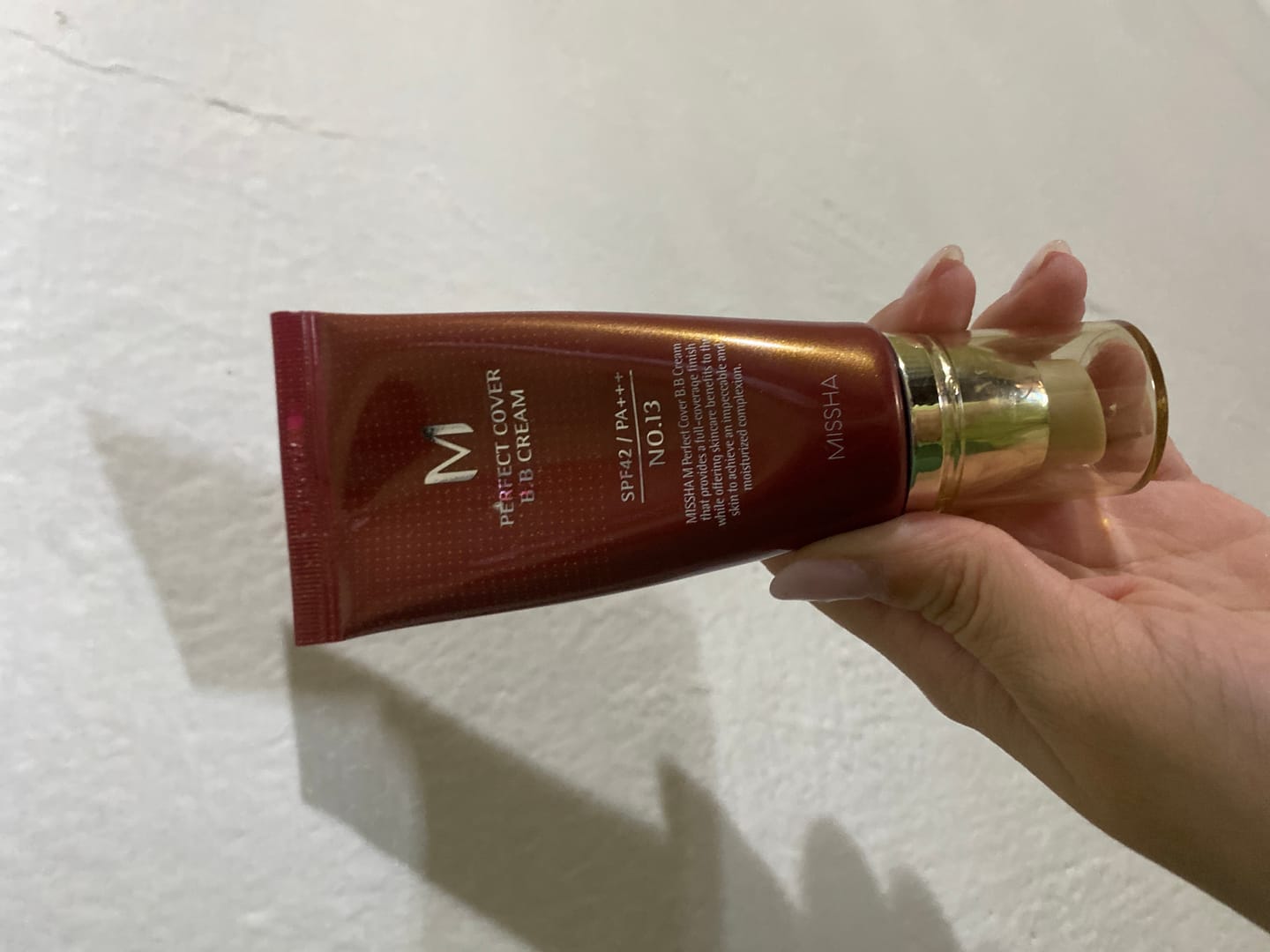 Customer photo review of MISSHA M Perfect Cover BB Cream SPF 42 PA+++