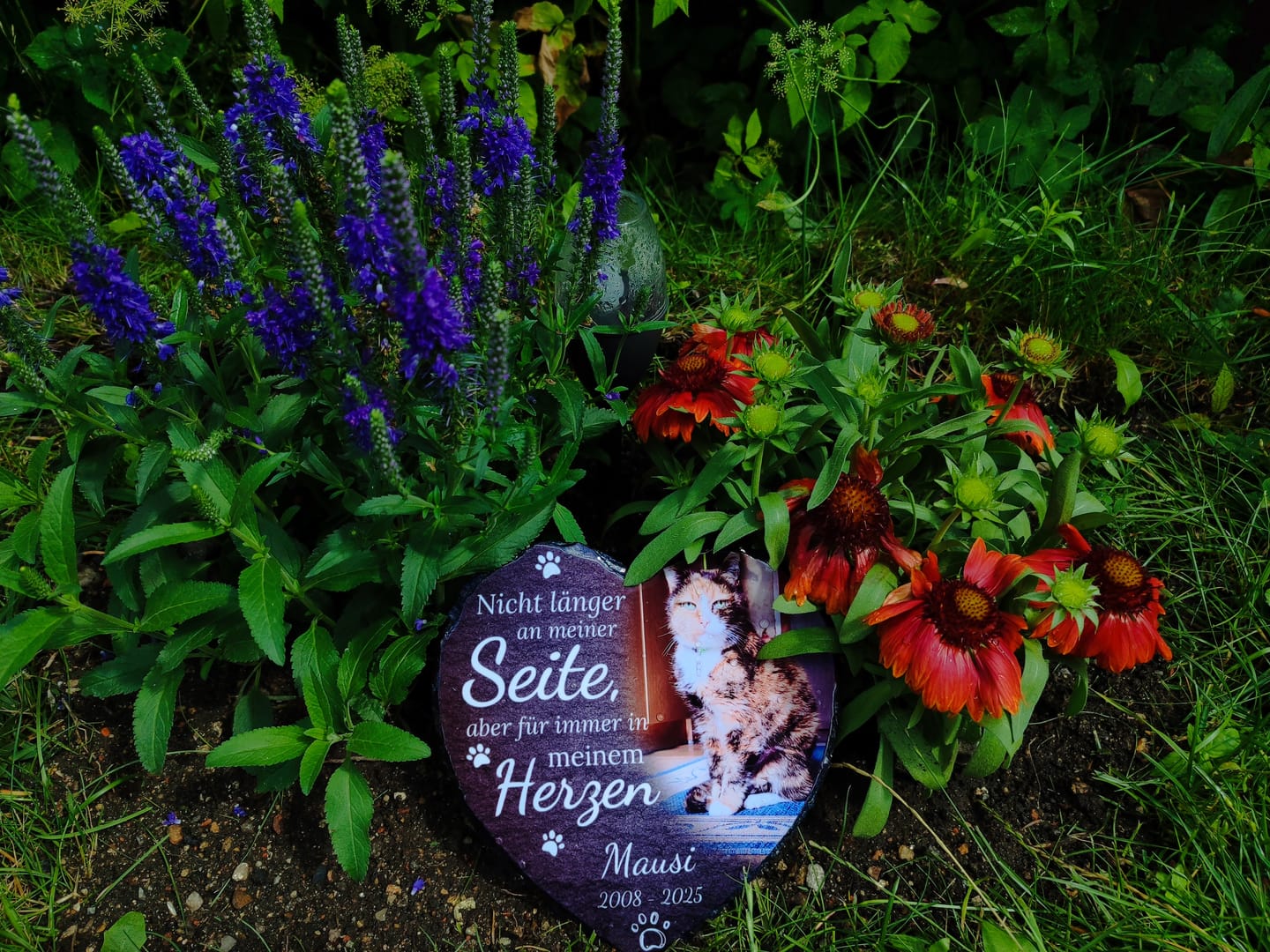 Customer photo review of Nicht länger an meiner Seite - Individuelles bedrucktes Schieferherz