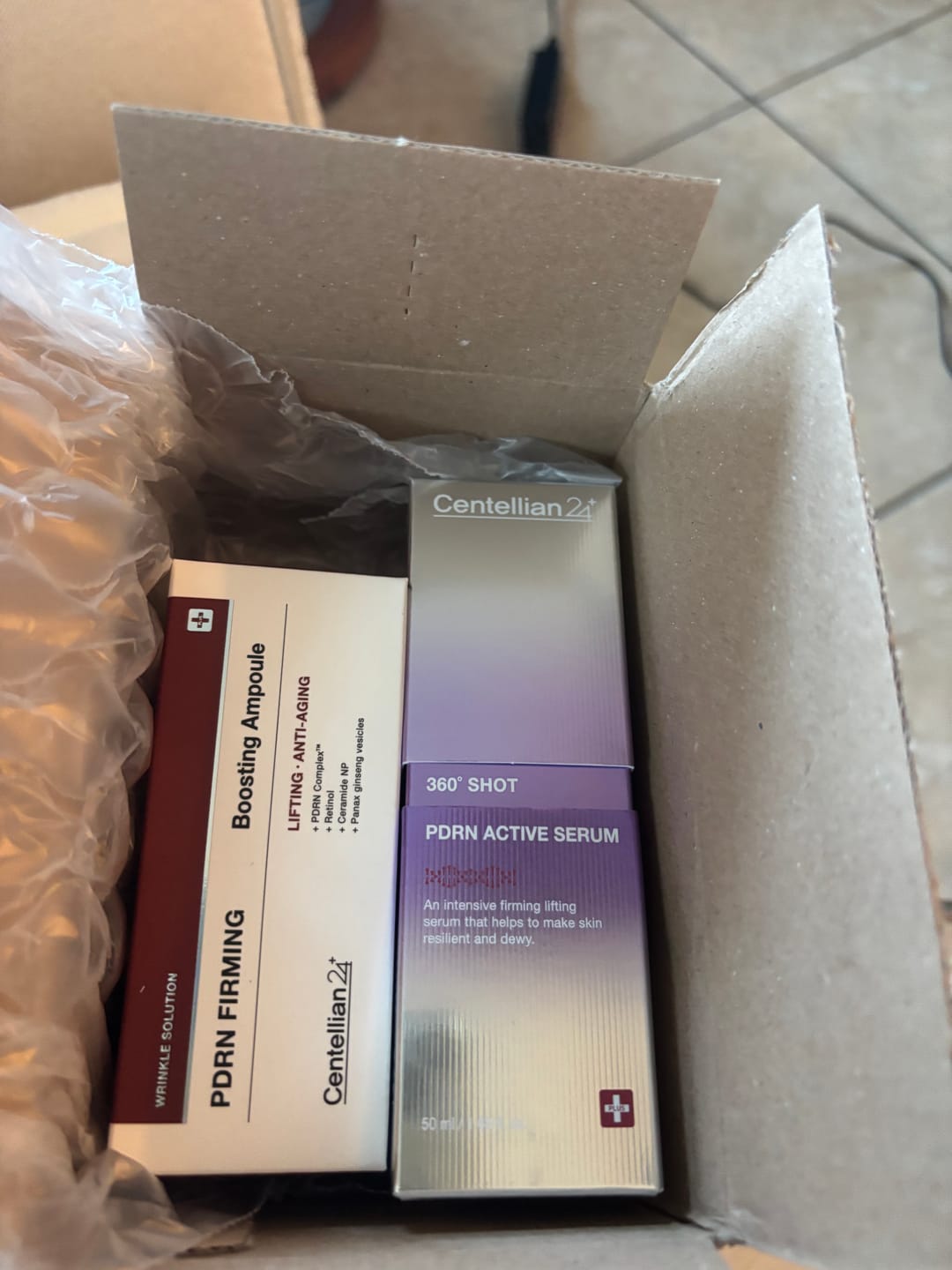 Customer photo review of [Centellian24] 360º Shot PDRN Active Serum 50ml