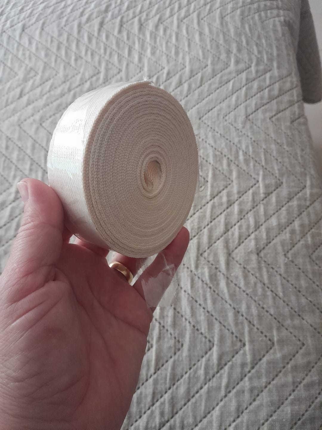 Customer photo review of ZIPER Nº6 POLIESTER COR COBRE 10 METROS