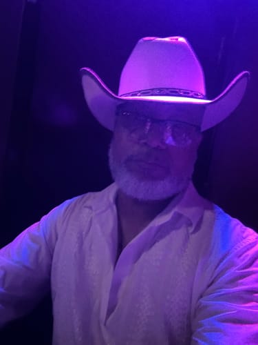 Customer photo review of Cognac Caiman Neck Leather Boots - Square Toe